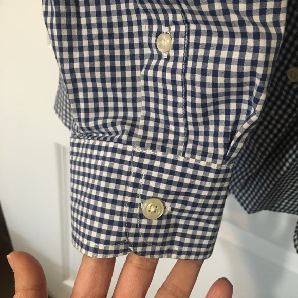 NWT Chaps Men’s Easy Care button up long sleeve shirt size M - Picture 5 of 8